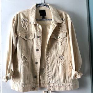 Distressed Denim Jacket
